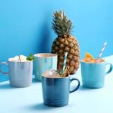 Bộ 4 cốc sứ Le Creuset Metallic 350ml