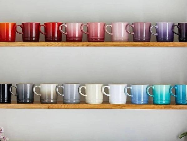 Bộ 4 cốc sứ Le Creuset Metallic 350ml