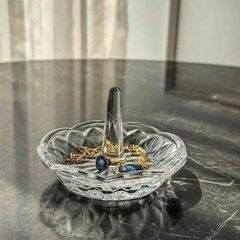 Giá để nhẫn, đồ trang sức pha lê Bohemia Tiệp