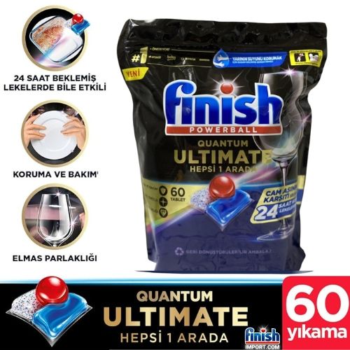 Viên rửa bát Finish All In 1 Ultimate 60 viên