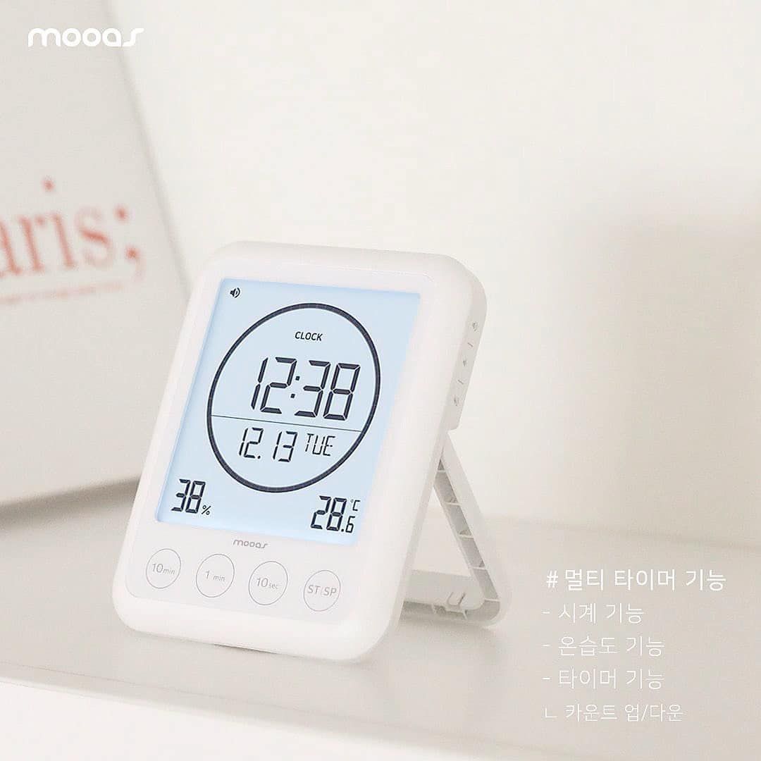 Đồng hồ hẹn giờ - báo thức 4in1 Mooas