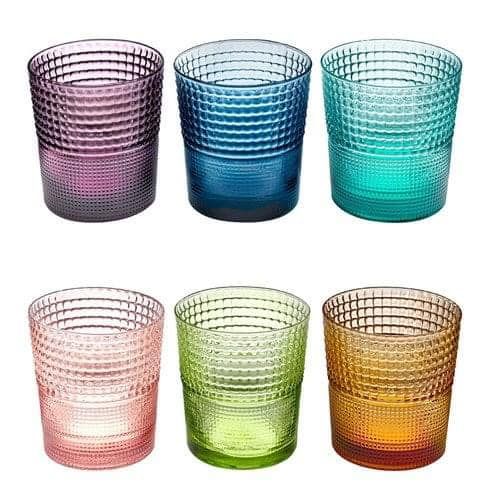 Bộ 6 cốc màu IVV Speedy 280ml - Made in Italy