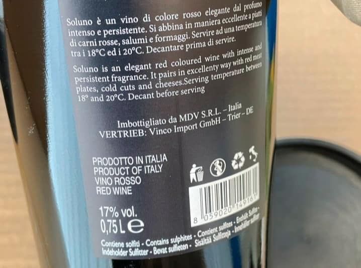 Rượu vang đỏ Lorusso Michele Soluno Primitivo