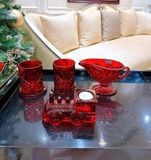 Chân nến pha lê hình toa xe lửa Godinger Train Engine Votive