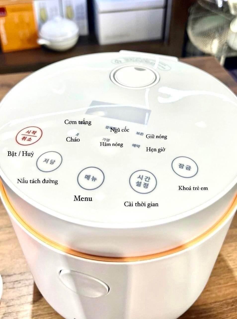 Nồi cơm điện nhỏ tách đường Cooksclub Healthy