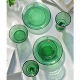 Bộ bát đĩa cốc 6 món Ranke Home EU màu xanh ngọc bích