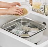 Bộ chậu rửa vuông inox 8L đa năng Wagensteiger