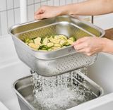 Bộ chậu rửa vuông inox 8L đa năng Wagensteiger