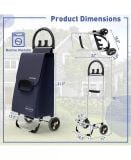 Xe kéo siêu nhẹ Costway - Made in Italy