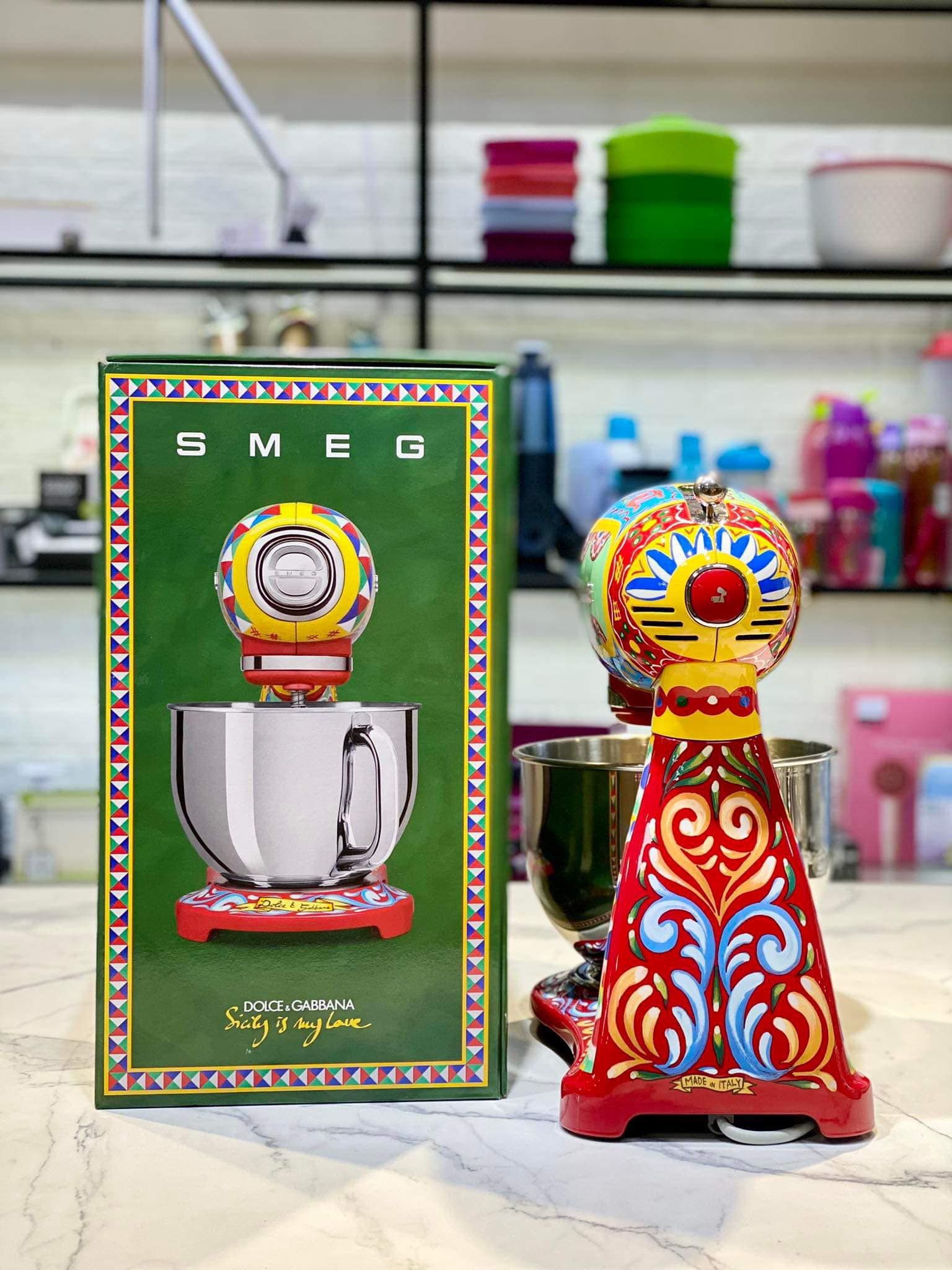 Máy Trộn Bột SMEG & Dolce & Gabbana SMF03DGEU