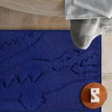 Thảm nhà tắm in hình logo cá sấu Lacoste