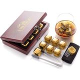 Đá INOX không tan DELUXE  Màu đồng  set 8 viên