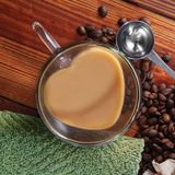 Bộ cốc trái tim 2 lớp cách nhiệt Goldinger