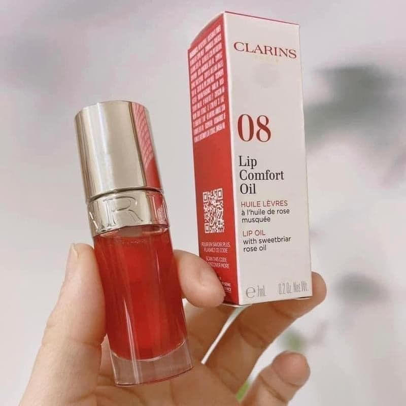 Son dưỡng Clarins 08 Straberry cam đỏ dâu tây