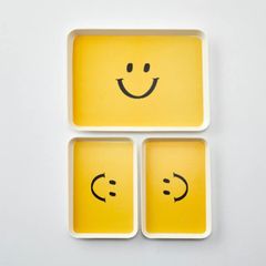 Bộ 3 khay Melamine Modern House ON Smile
