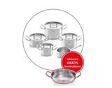 Bộ nồi 5 món Fissler Original Profi nắp Inox