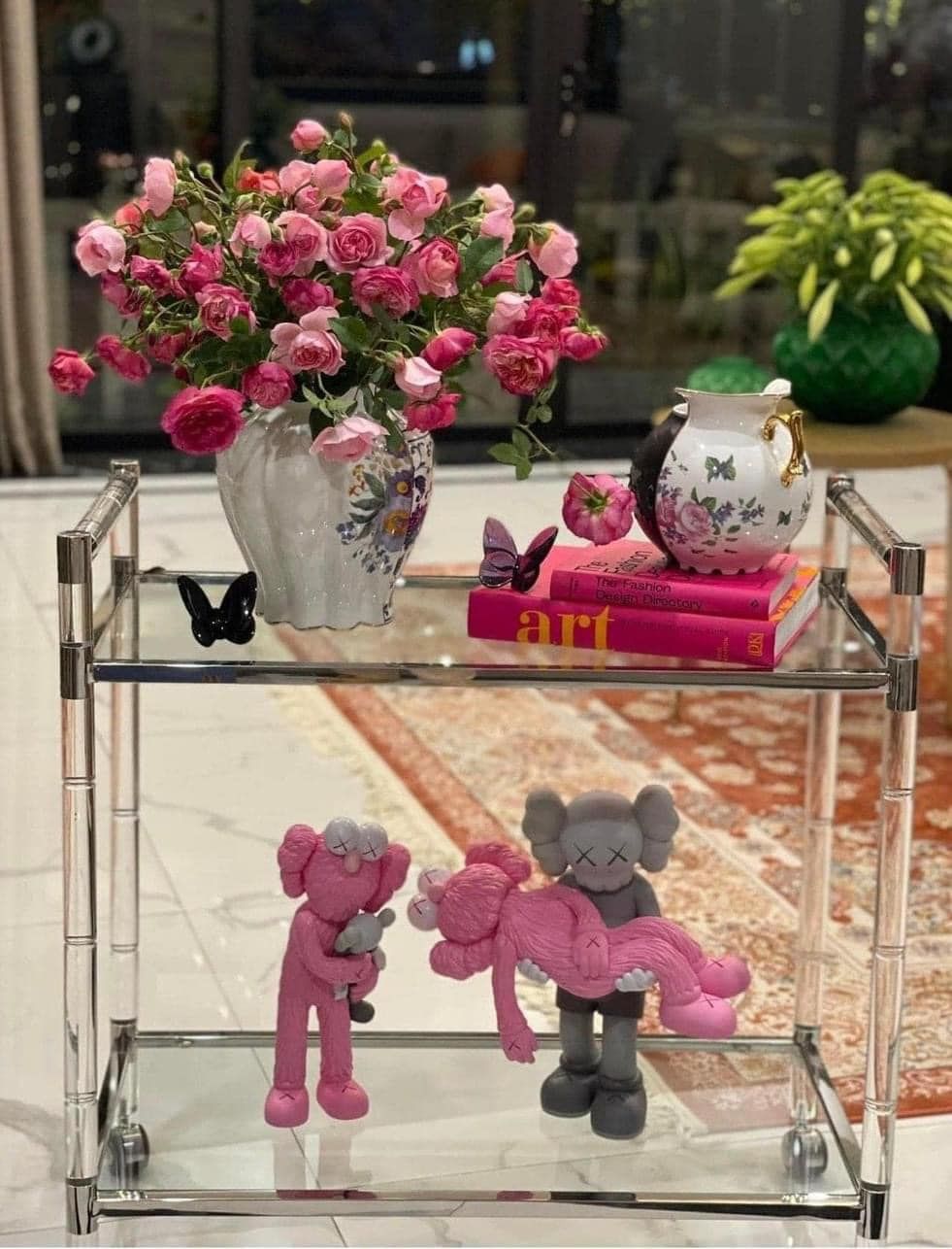 Bar cart cao cấp Safavieh