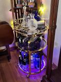 Bar cart Safavieh tròn 3 tầng