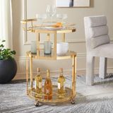 Bar cart Safavieh tròn 3 tầng