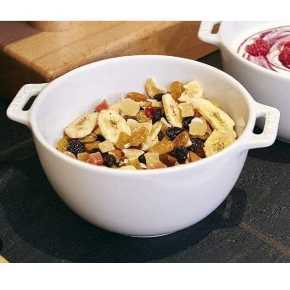 Bát gốm Staub trắng 18cm