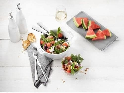 Bát gốm Staub trắng 18cm