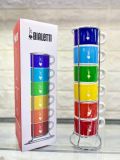 Bộ 6 cốc Bialetti Stackable Mugs nhiều màu