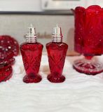 Bộ hai bình đựng tiêu muối Dublin màu đỏ