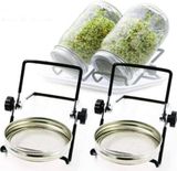Bộ 2 lọ nảy mầm kèm giá đỡ Mason