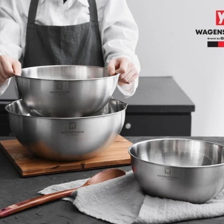 Bộ 3 âu trộn Wagenstiger có miệng rót