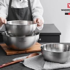 Bộ 3 âu trộn Wagenstiger có miệng rót