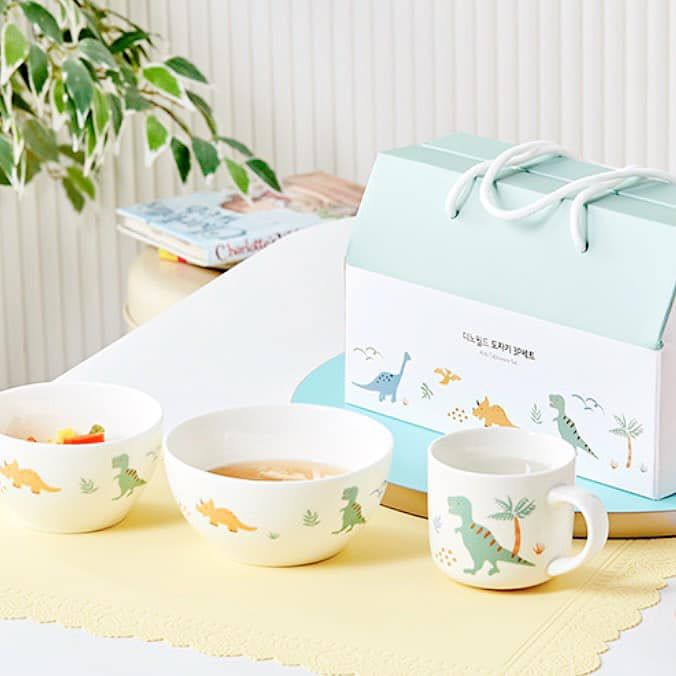 Bộ 3 món bát, cốc sứ Dinnerware