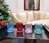 Bộ 4 chiếc lót ly pha lê Shannon