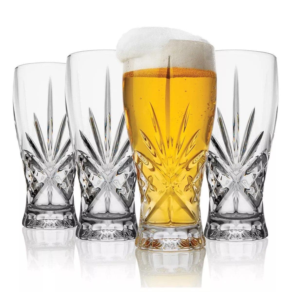 Bộ 4 cốc bia pha lê Dublin