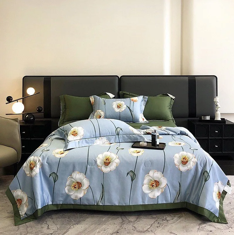 Bộ chăn ga gối lụa thái Tencel