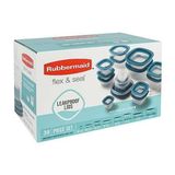 Bộ hộp Rubbermaid nắp xanh 38 món