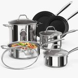 Bộ nồi inox 6 món Ciwete