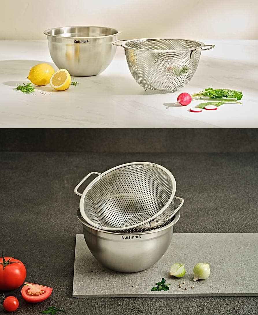 Bộ rổ kèm âu inox Cuisinart