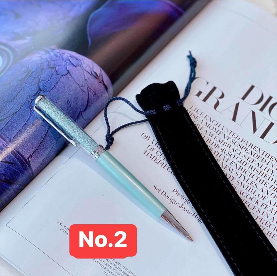 Bút bi xoay ánh kim Swarovski