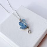 Bộ trang sức Swarovski Iconic Swan Blue
