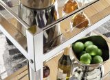 Bar cart mạ bạc Safavieh Ashley - USA