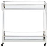 Bar cart mạ bạc Safavieh Ashley - USA
