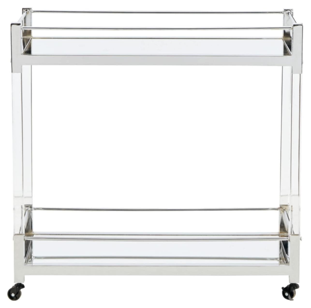 Bar cart mạ bạc Safavieh Ashley - USA