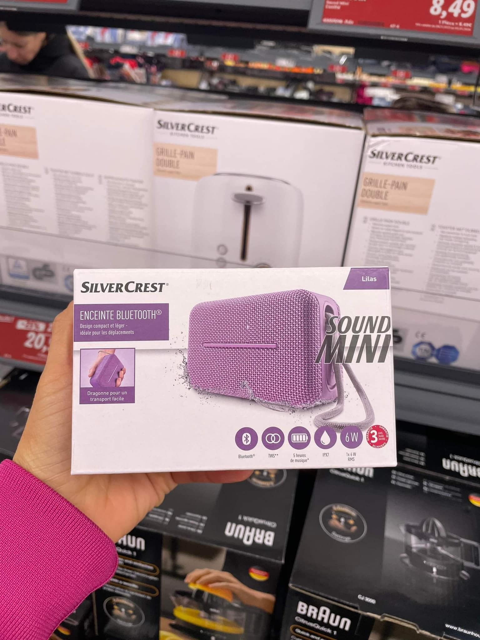 Loa Enceinte Bluetooth mini Silvercrest