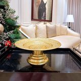 Chân bồng hoa quả dát vàng 9999