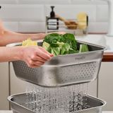 Chậu Inox Casabeni vuông