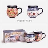 Bộ 2 cốc gốm sứ handmade cao cấp Praca