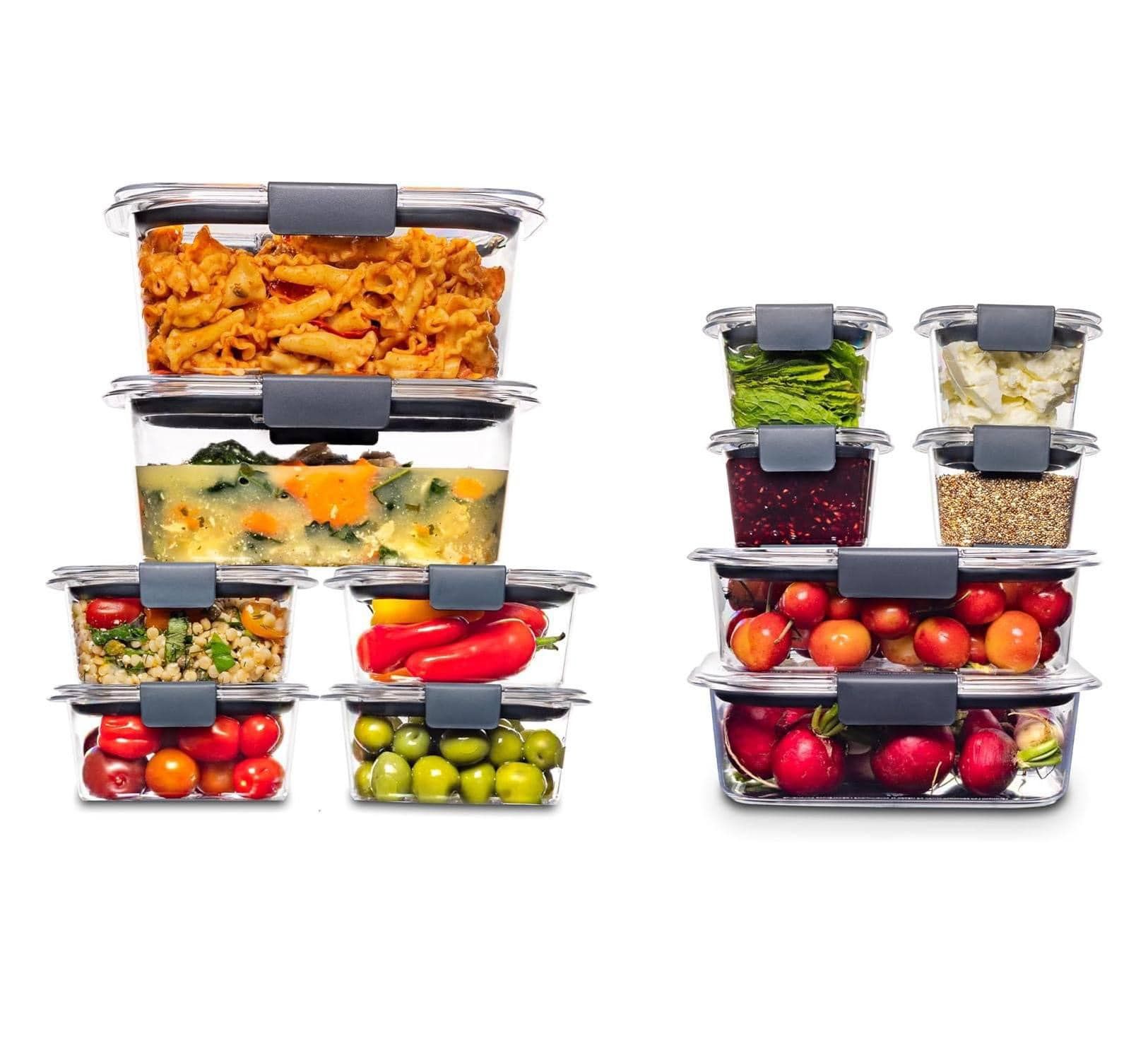 Bộ hộp Tritan Rubbermaid Brilliance 24 món - Made in USA