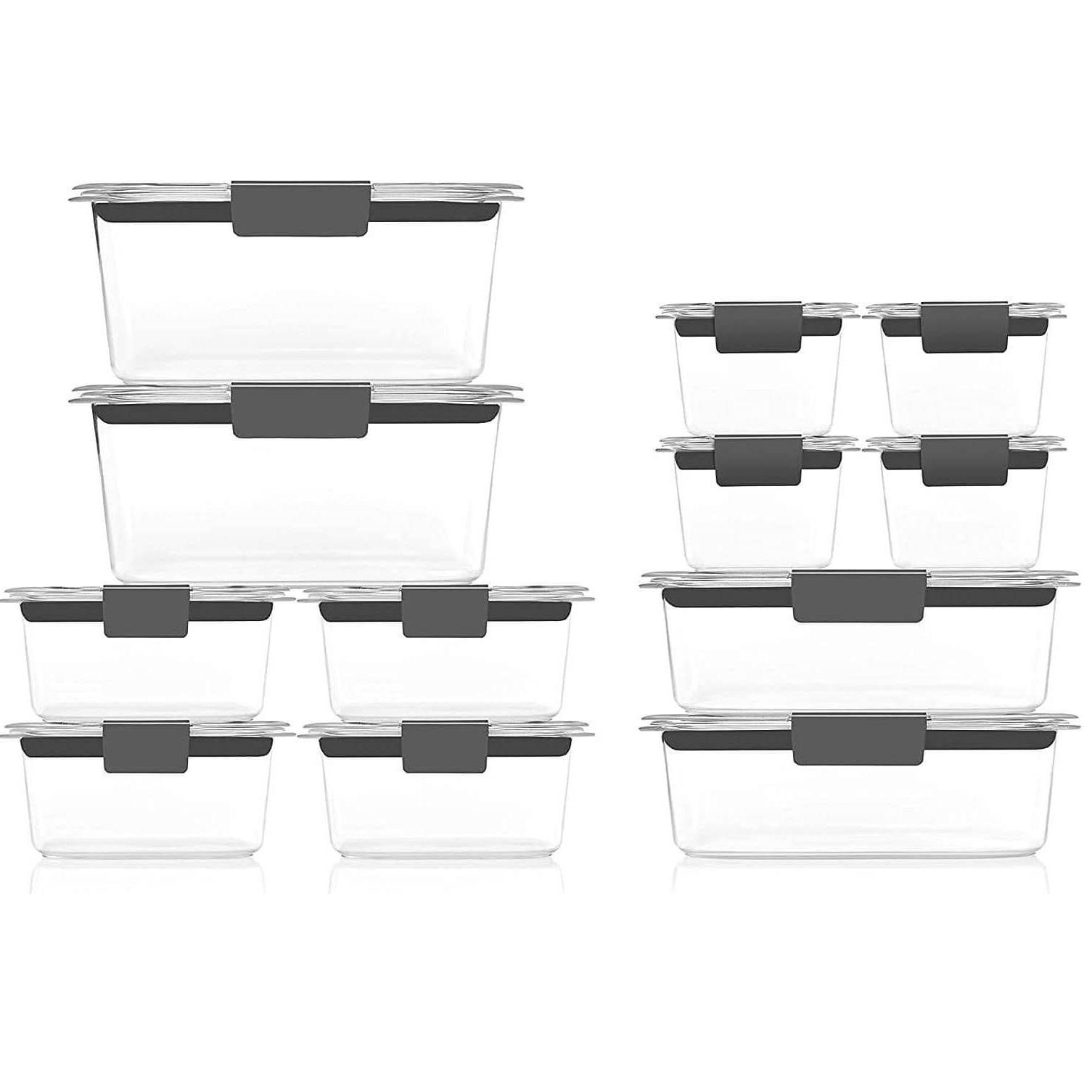 Bộ hộp Tritan Rubbermaid Brilliance 24 món - Made in USA