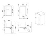 Tủ lạnh Smeg FAB10HR0R5 135 lít