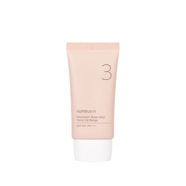 Kem chống nắng nâng tone da Numbuzin Porcelain No.3 50ml